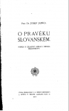O pravěku slovanském