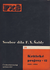 Kritické projevy - 12 (1922-1924)