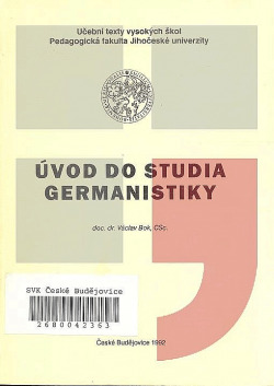 Úvod do studia germanistiky