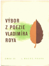 Výbor z poézie Vladimíra Roya