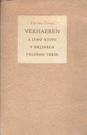 Emile Verhaeren a jeho místo v dějinách volného verše