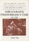 Bibliografie pseudokrasu v ČSSR