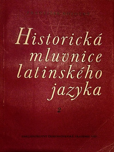 Historická mluvnice latinského jazyka 2