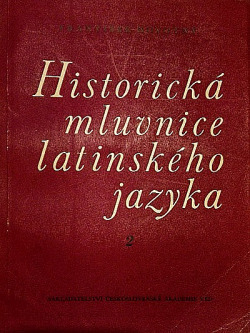 Historická mluvnice latinského jazyka 2