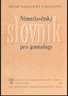 Německo-český slovník pro genealogy