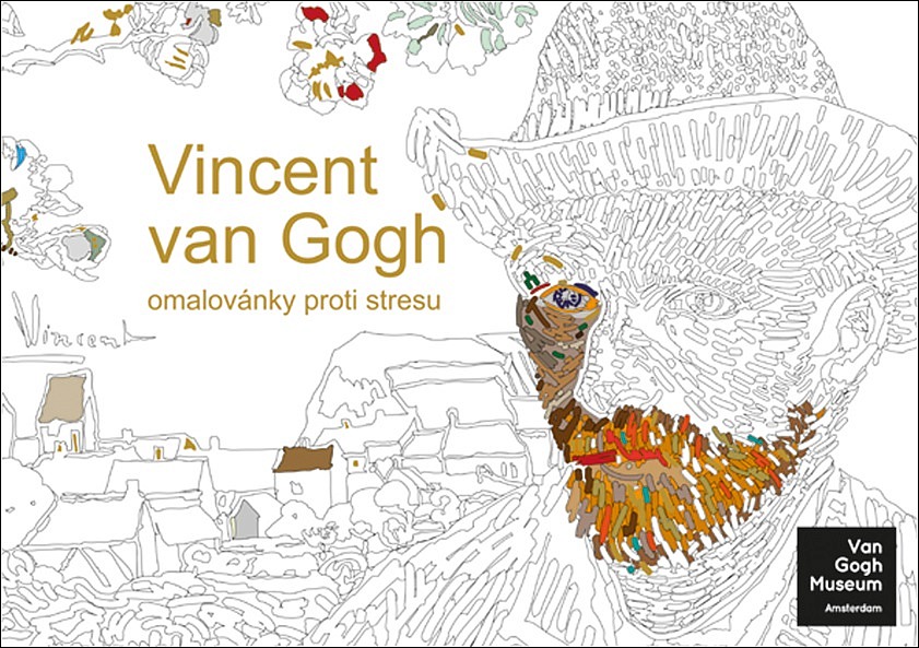 Vincent van Gogh - omalovánky proti stresu