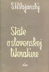 State o slovenskej literatúre