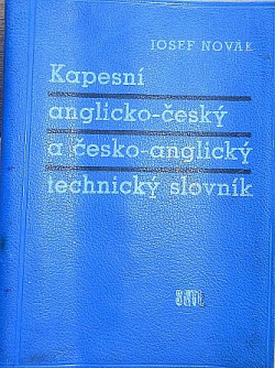 Kapesní anglicko-český  a česko anglický technický slovník