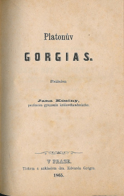 Platonův Gorgias