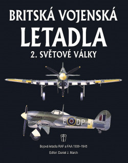 Britská vojenská letadla 2. světové války obálka knihy