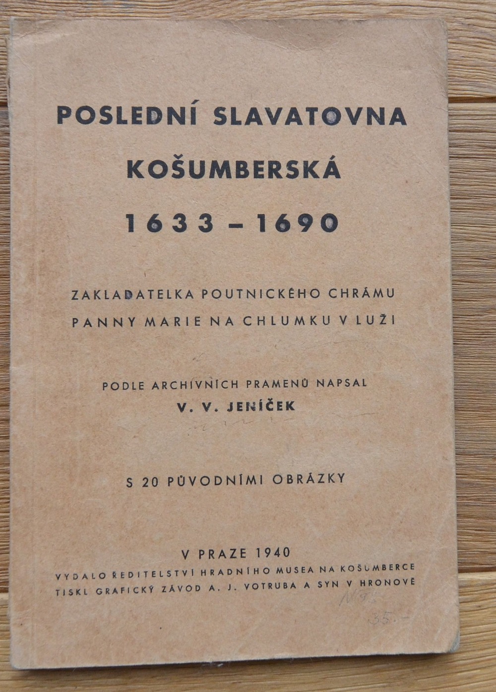Poslední Slavatovna Košumberská 1633-1690