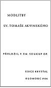 Modlitby sv. Tomáše Akvinského