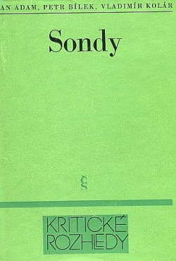 Sondy K problematice mladé literatury sedmdesátých let obálka knihy
