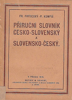 Příruční slovník česko-slovenský a slovensko-český