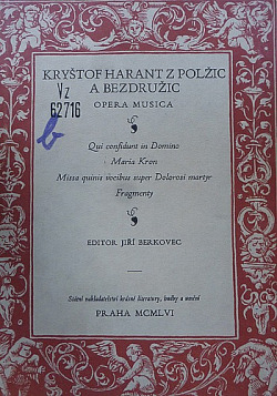 Kryštof Harant z Polžic a Bezdružic: Opera musica