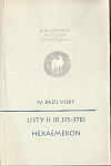 Listy II (r. 375–378); Hexaémeron