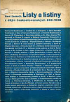 Listy a listiny z dějin československých 869-1938