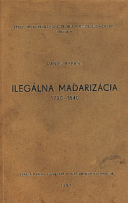Ilegálna maďarizácia 1790-1840