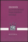 Zborník Slovenského národného múzea - História 50