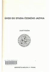 Úvod do studia českého jazyka