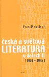 Česká a světová literatura v datech II (1900-1945)