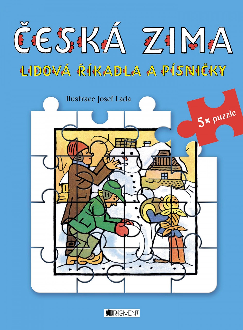 Lidová říkadla a písničky s puzzle - Česká zima
