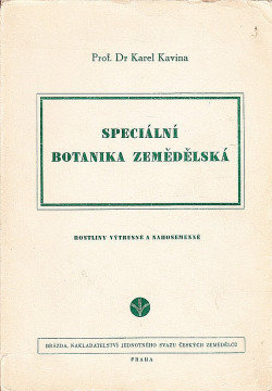 Speciální botanika zemědělská (část první - Rostliny výtrusné a nahosemenné)