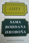 Listy Sama Bohdana Hroboňa