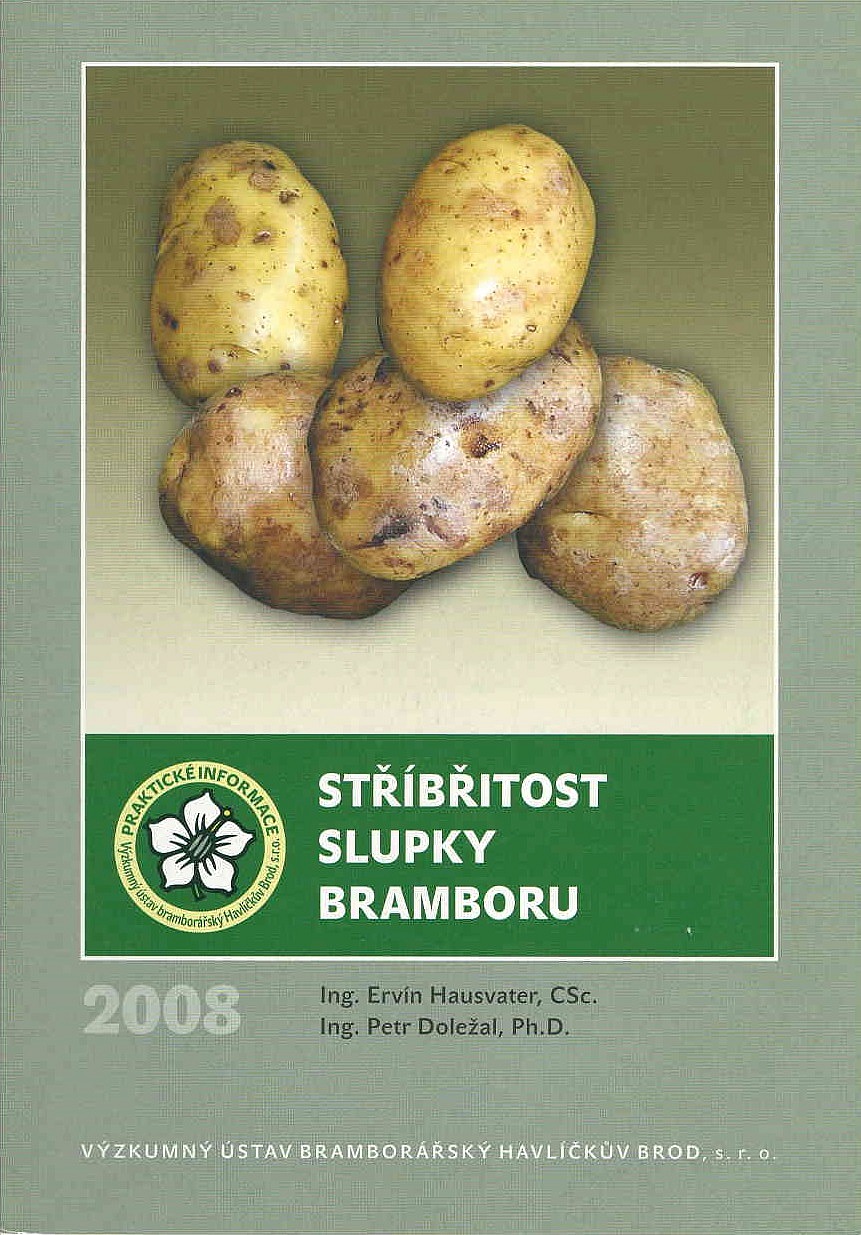 Stříbřitost slupky bramboru