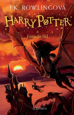 Harry Potter a Fénixův řád obálka knihy