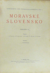 Moravské Slovensko II. obálka knihy