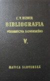 Bibliografia písomníctva slovenského V.
