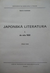 Japonská literatura. I, do roku 1868