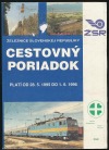 Cestovný poriadok ŽSR 1995 - 1996