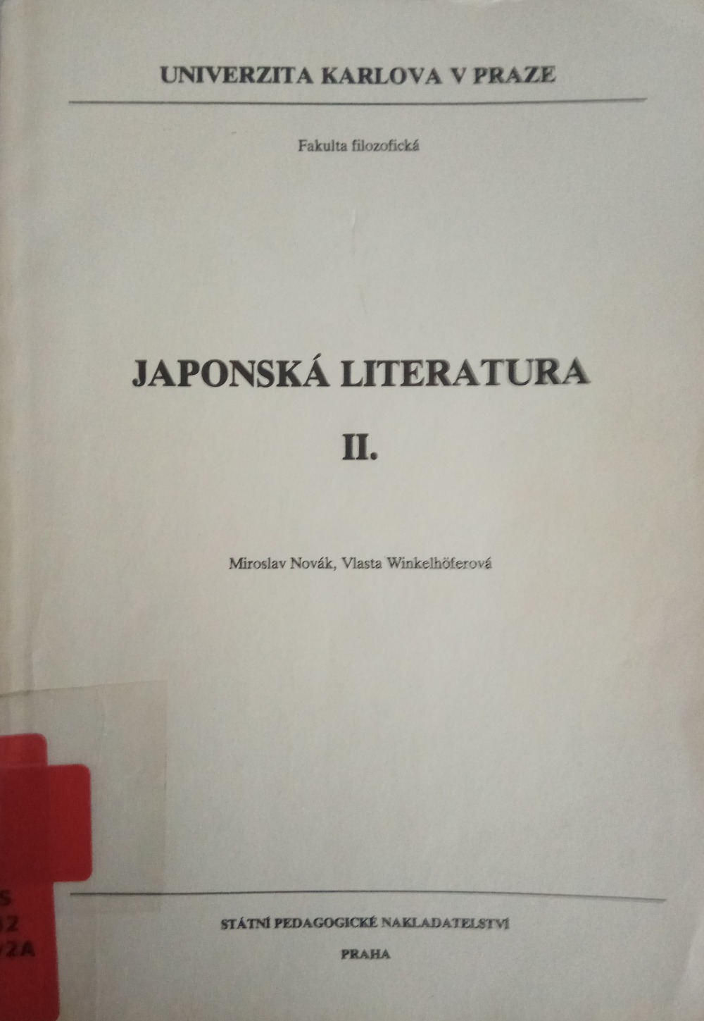 Japonská literatura II.
