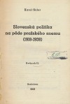 Slovenská politika na pôde pražského snemu (1918-1938) II.
