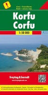 Korfu, automapa 1 : 50 000