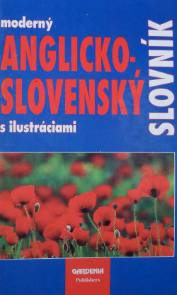 Moderný anglicko-slovenský slovník s ilustráciami obálka knihy