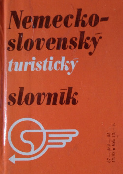 Slovensko-nemecký nemecko slovenský turistický slovník
