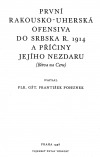 První rakousko-uherská ofensiva do Srbska r. 1914 a příčiny jejího nezdaru