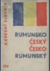 Rumunsko - český a česko - rumunský kapesní slovník