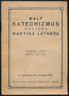 Malý katechizmus doktora Martina Luthera