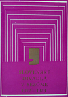 Slovenské divadlá v sezóne 1972-1973