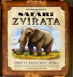 Safari zvířata - zápisník badatele