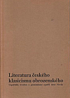 Literatura českého klasicismu obrozenského