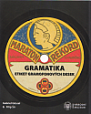 Gramatika etiket gramofonových desek