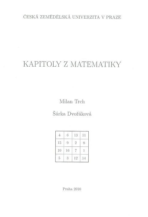 Kapitoly z matematiky