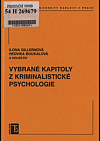 Vybrané kapitoly z kriminalistické psychologie