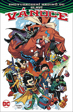 Znovuzrození hrdinů DC slaví Vánoce obálka knihy