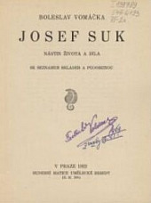 Josef Suk: nástin života a díla